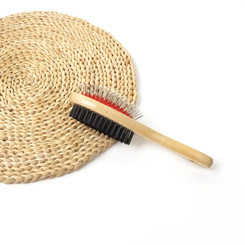 Double-Sided Pet Grooming Brush