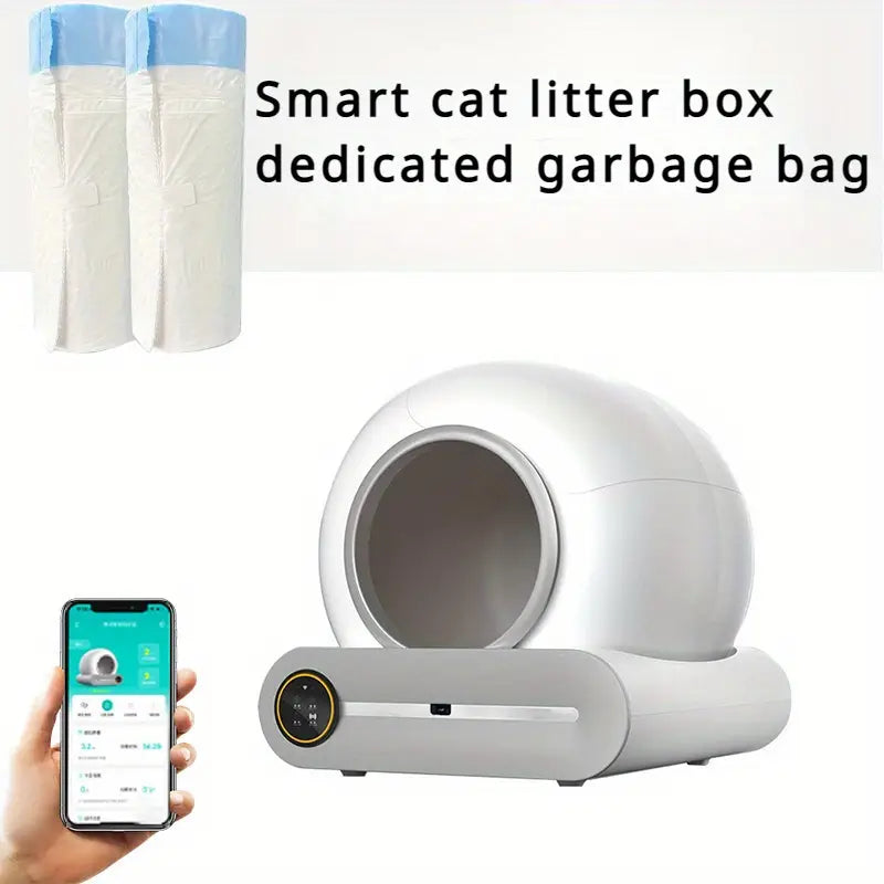 Disposable Drawstring Bags - LitterMate - 5 Rolls (15 bags per roll)