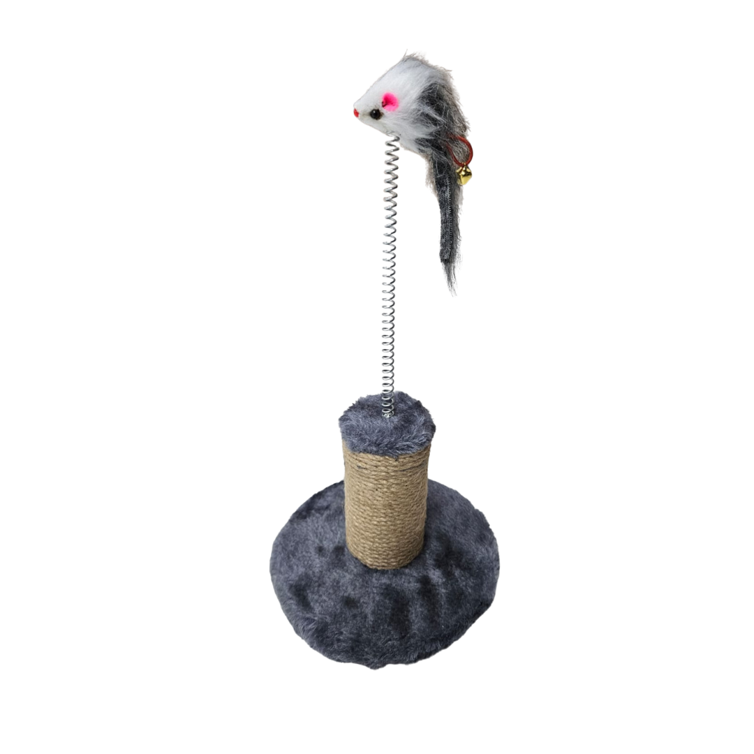 Cat Tree Accessory – Interactive Spring Mouse Toy