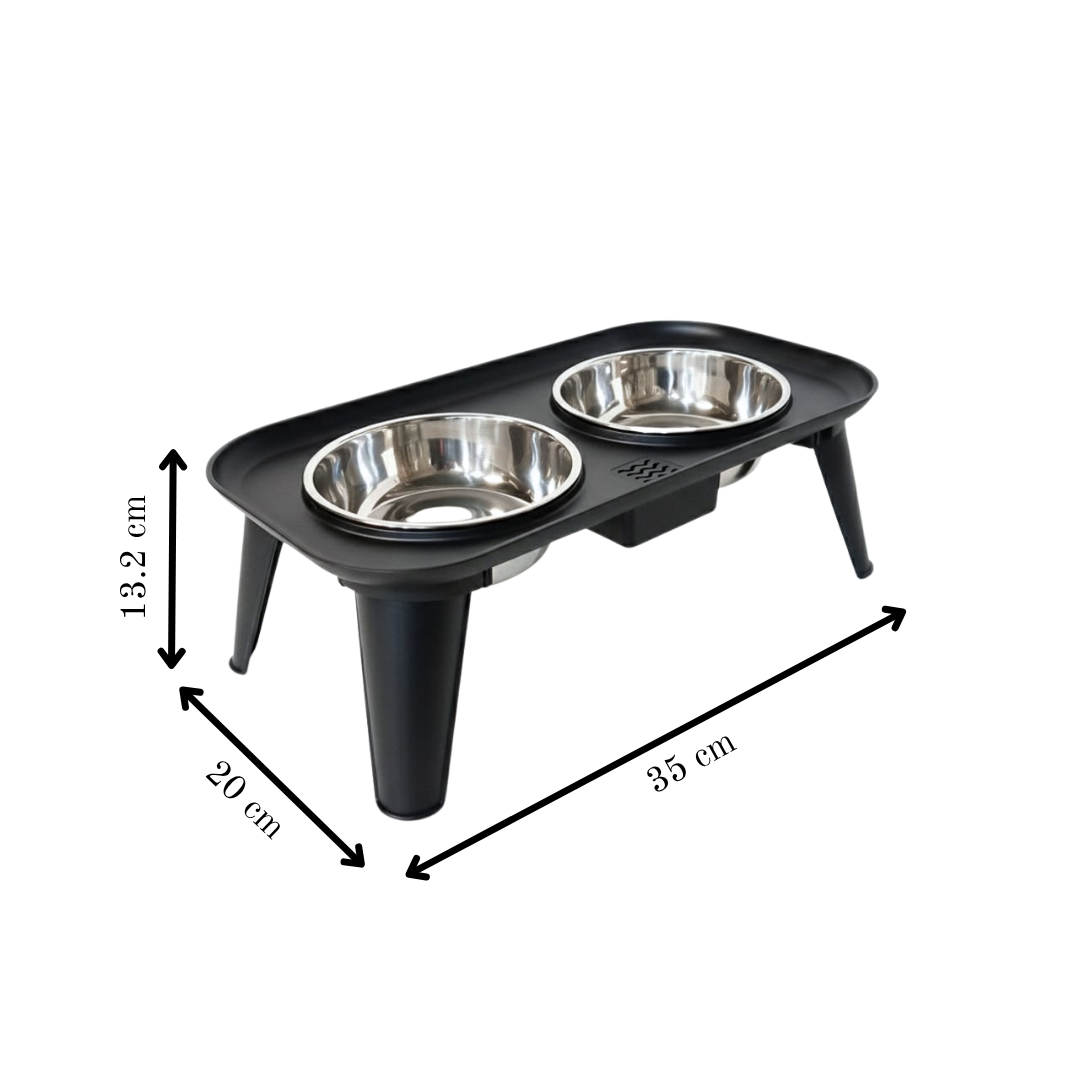 Modern Raised Pet Feeder