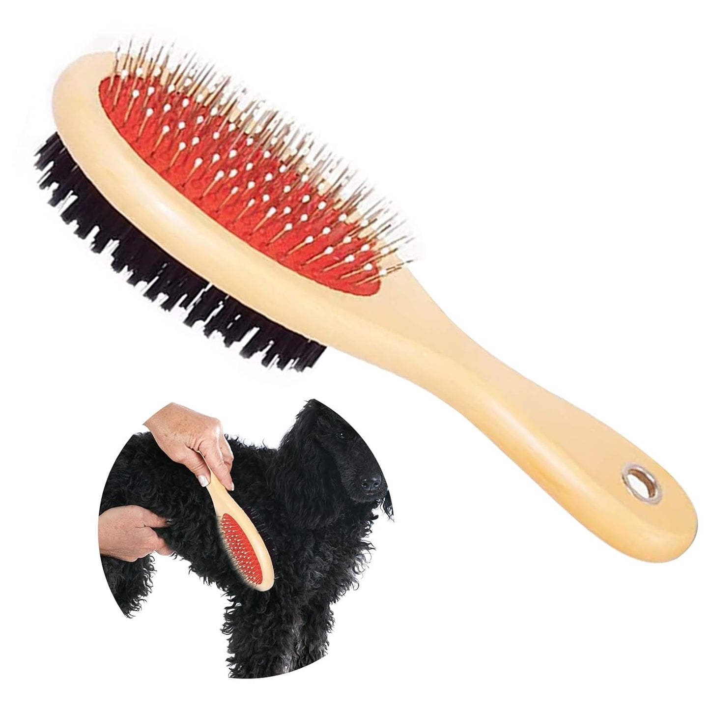 Double-Sided Pet Grooming Brush