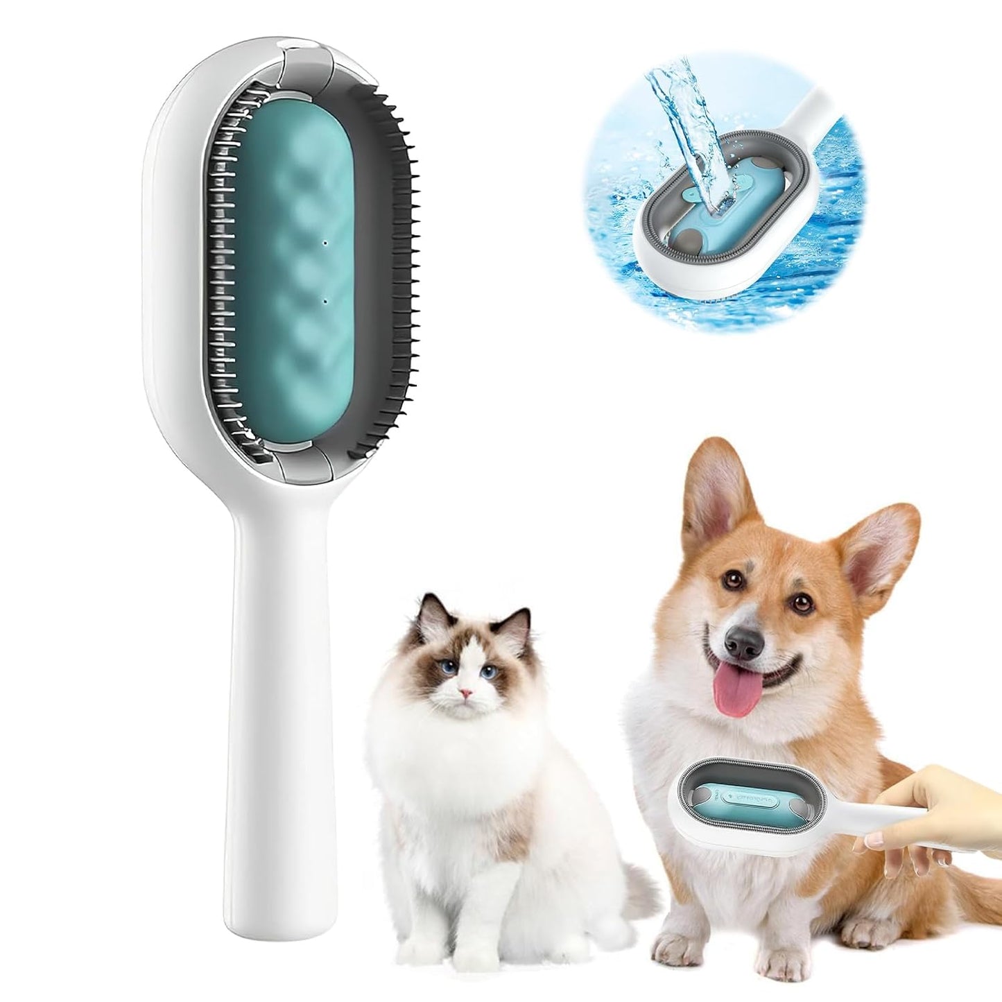 Pet Grooming Comb – 3-in-1