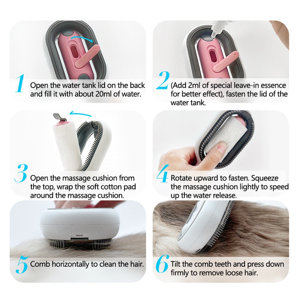 Pet Grooming Comb – 3-in-1