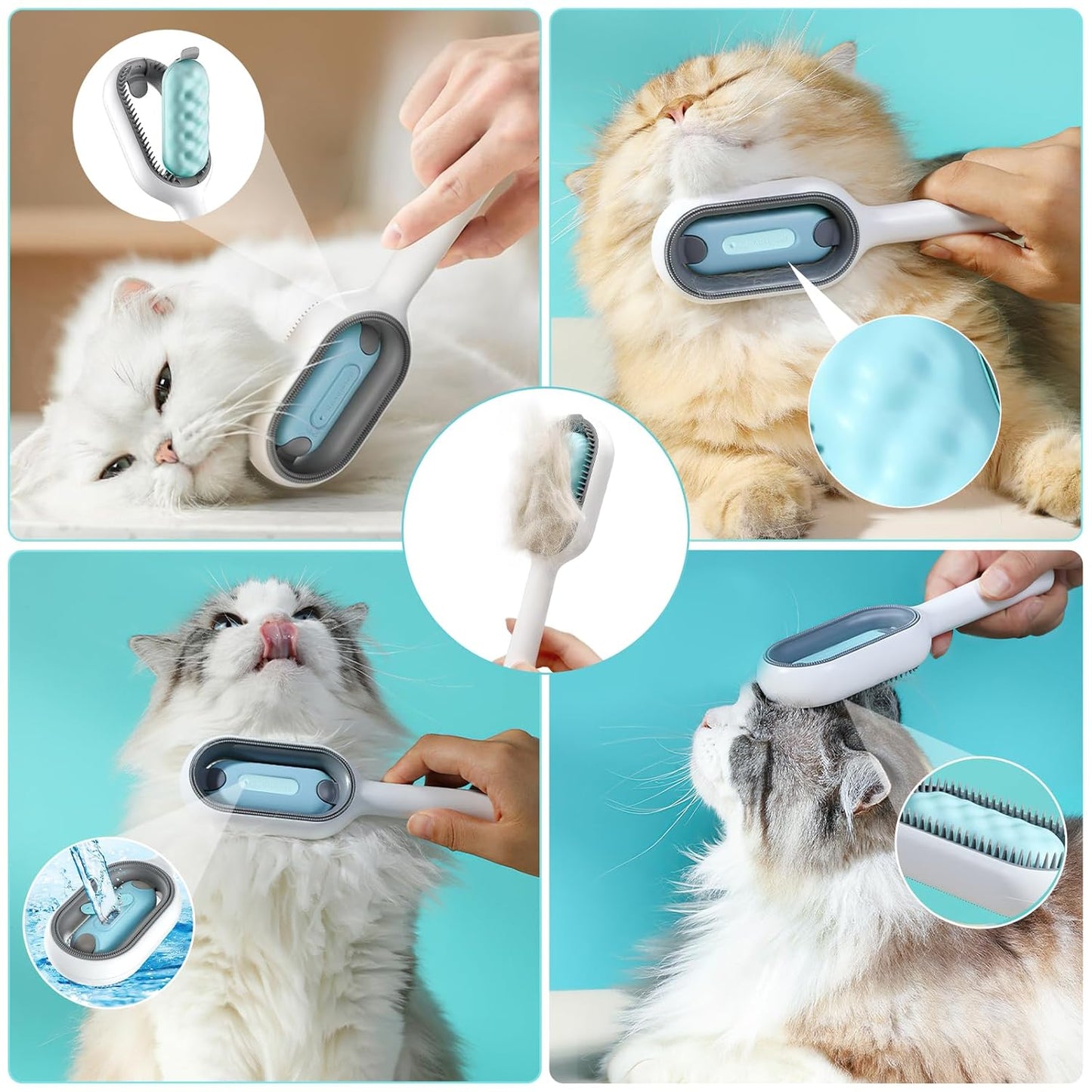 Pet Grooming Comb – 3-in-1
