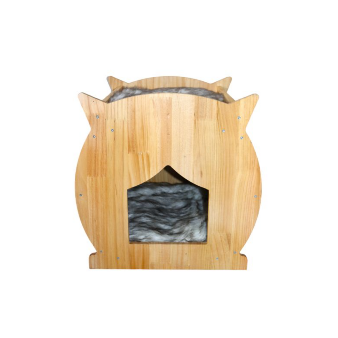 Luxe Sturdy Stylish Wooden Cat Bed