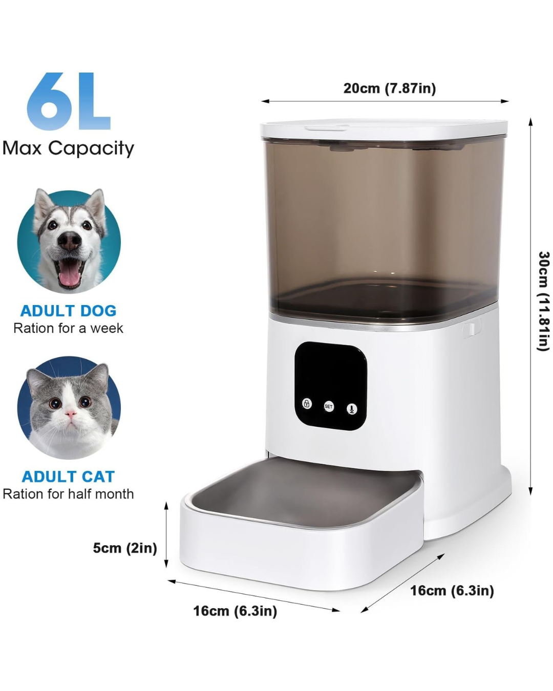Premium Paws - FeedMate Pro - Automatic Pet Feeder