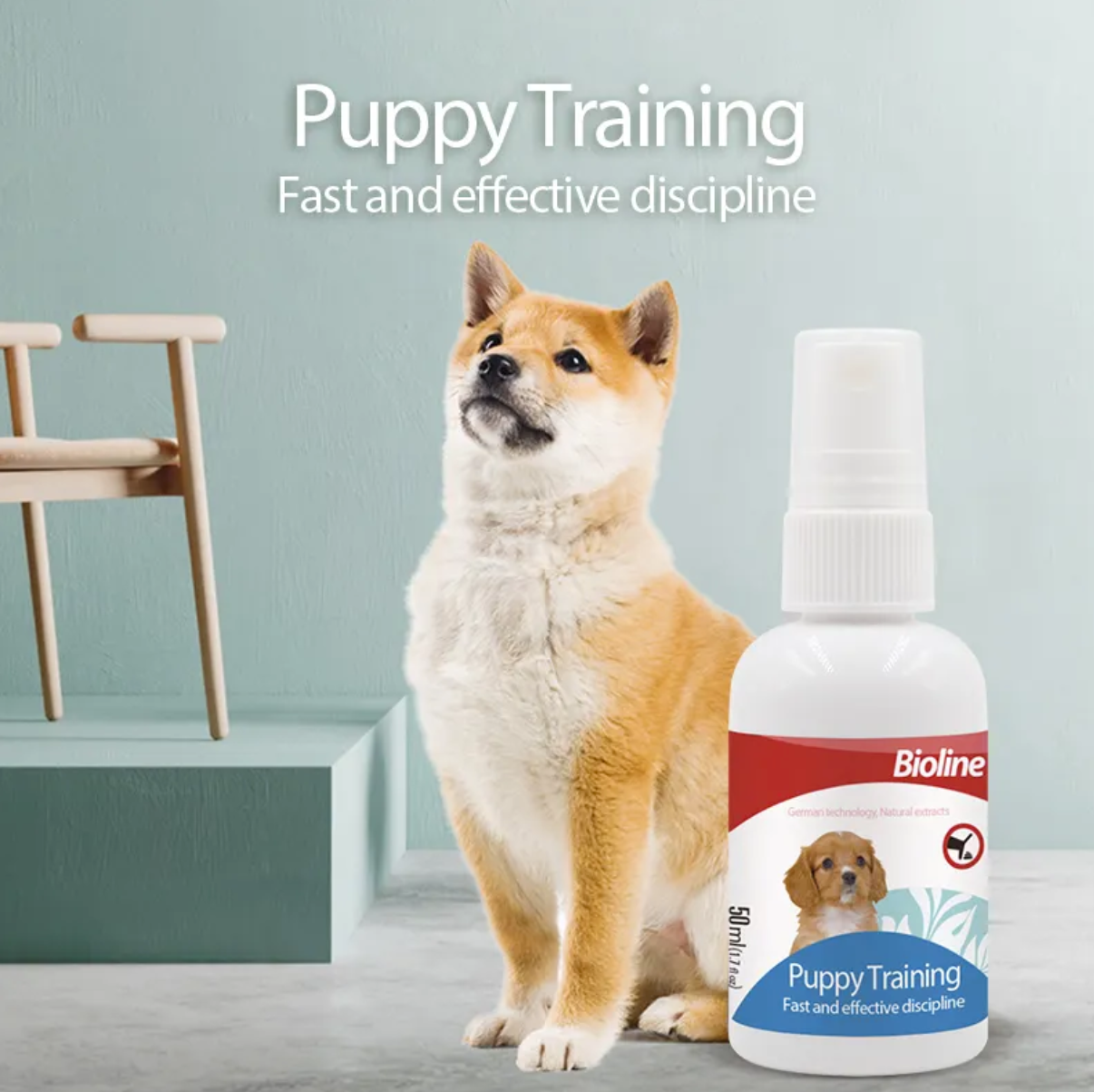 Bioline - Puppy Training Spray (50ml)