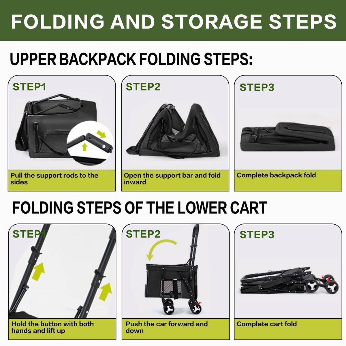 Double Decker Pet Stroller – Pet Pram