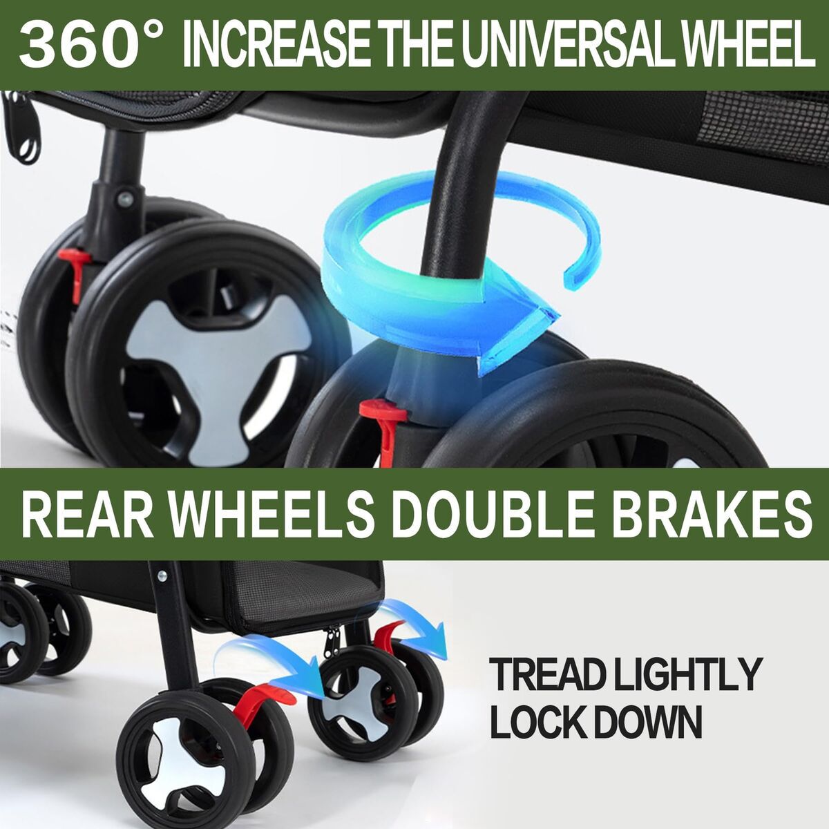 Double Decker Pet Stroller – Pet Pram