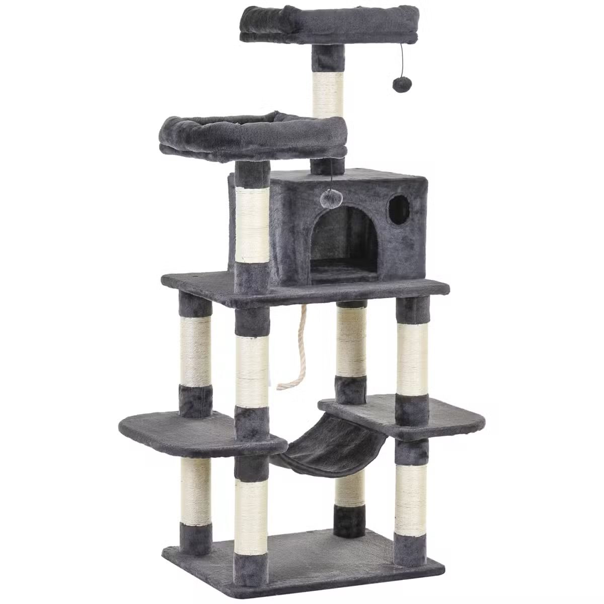 148 cm Cat Scratch Post - Cat Tree – Cat Tower