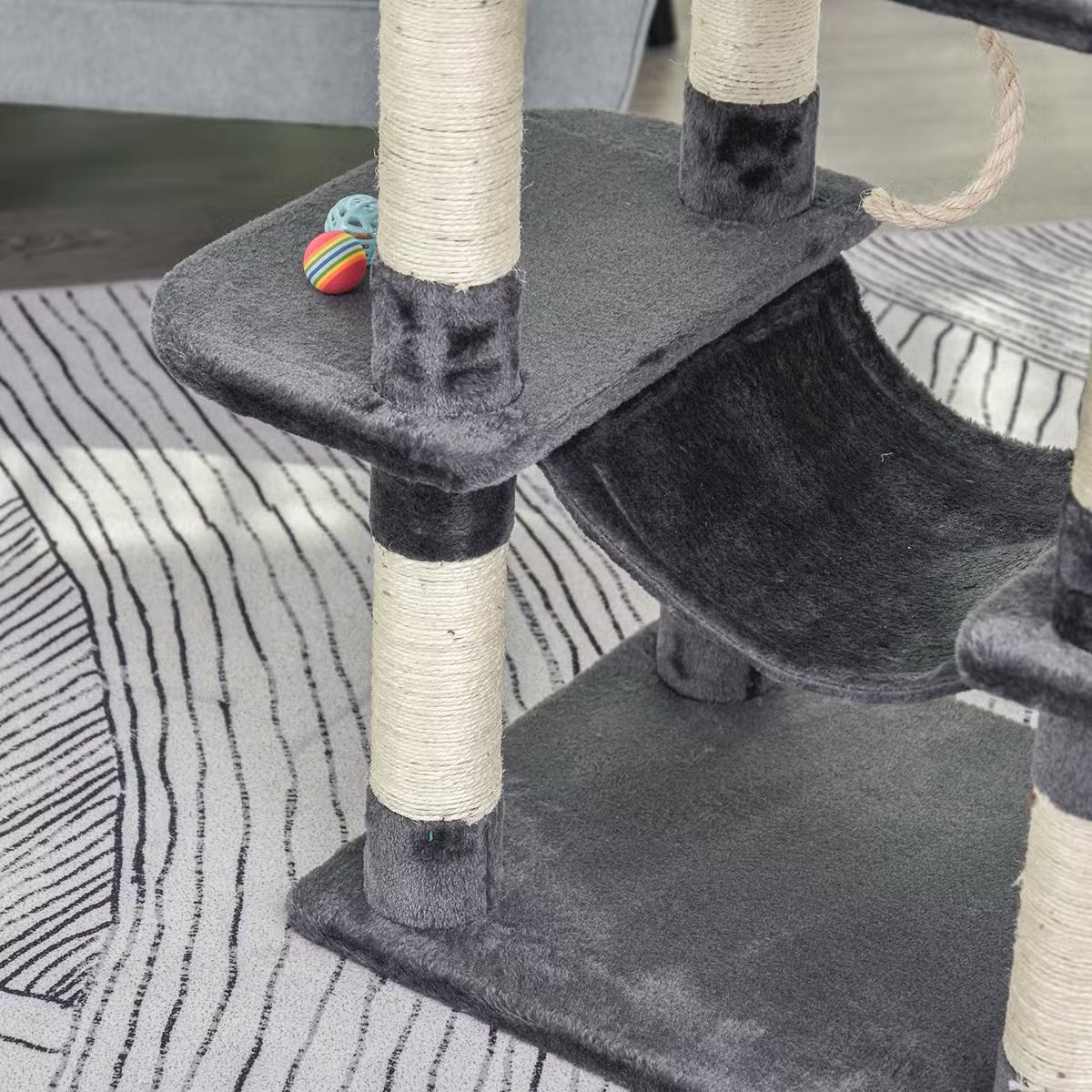 148 cm Cat Scratch Post - Cat Tree – Cat Tower
