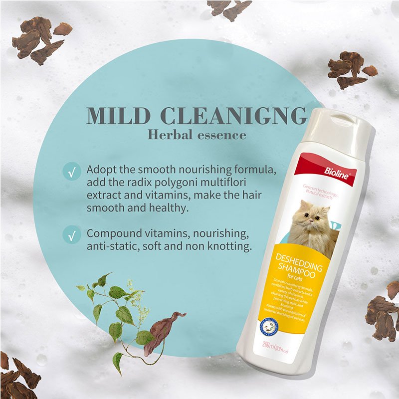 Premium Paws - Bioline - Deshedding Shampoo for Cats