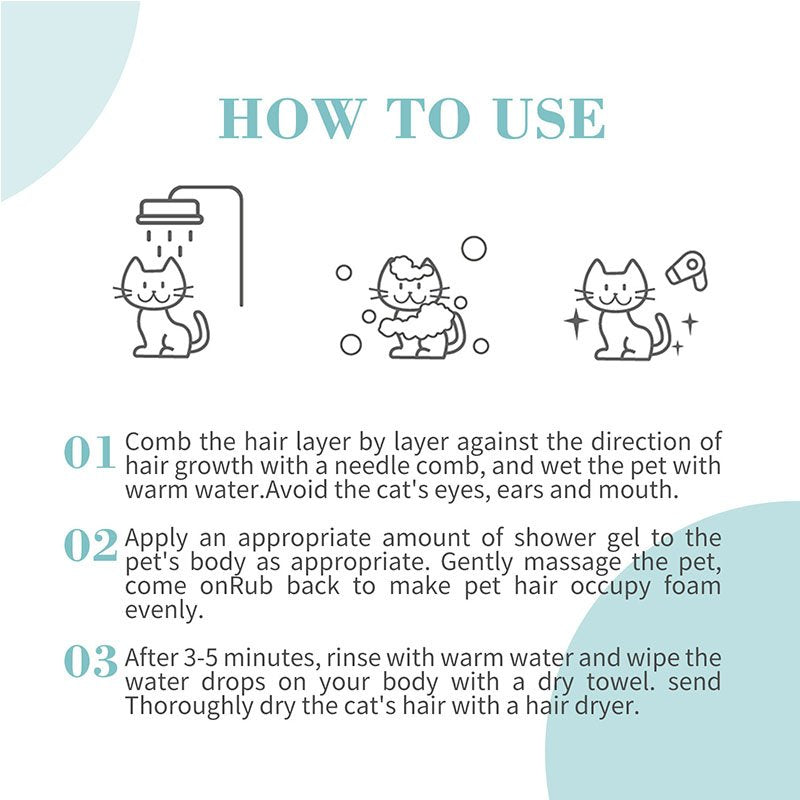 Premium Paws - Bioline - Deshedding Shampoo for Cats