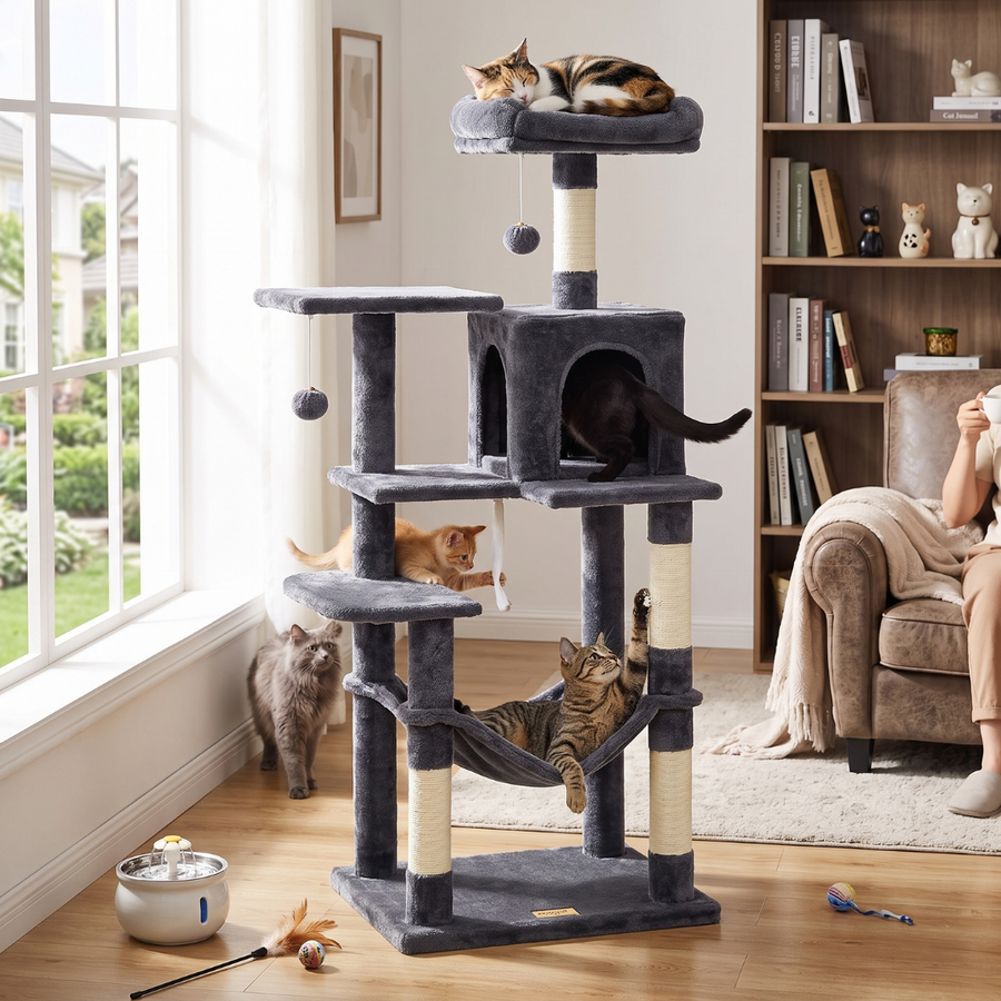 Cat Scratch Post - Cat Tree - Cat Tower - 143 cm