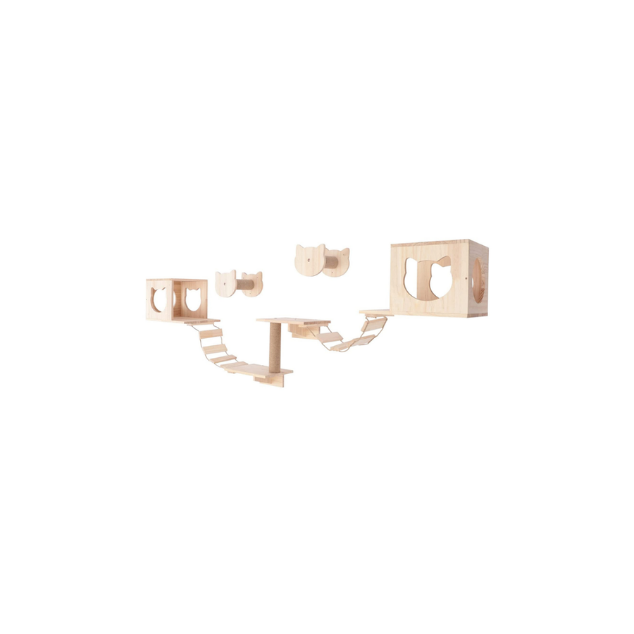 Wall-Mounted Cat Furniture Set