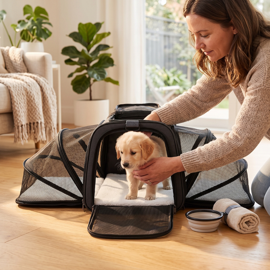 Expandable Pet Carrier Bag