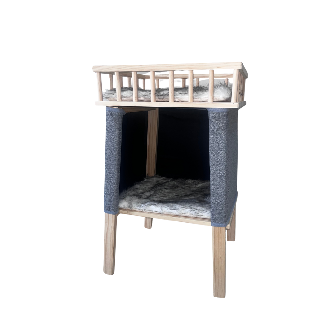 LuxeTower Double Pet Bed