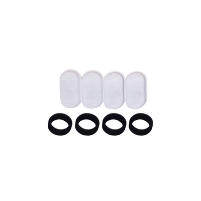 4-Pack Replacement Filters & Sponges for Pet Water Fountains