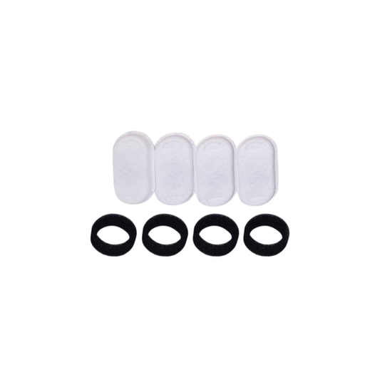 4-Pack Replacement Filters & Sponges for Pet Water Fountains