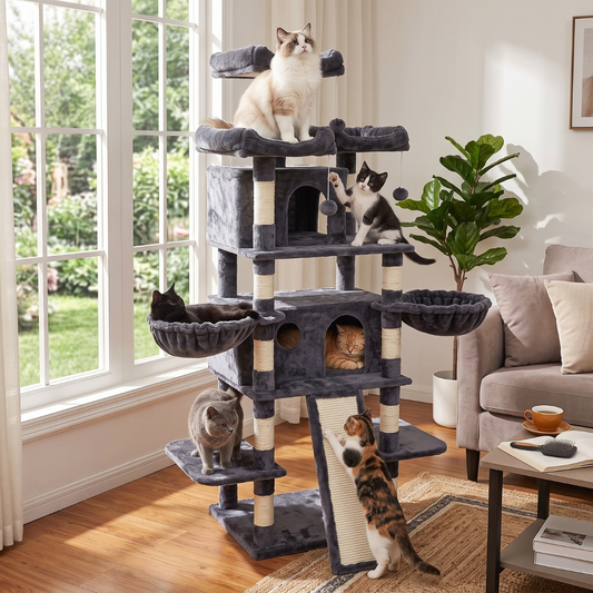 172 cm Cat Scratch Post - Cat Tree – Cat Tower