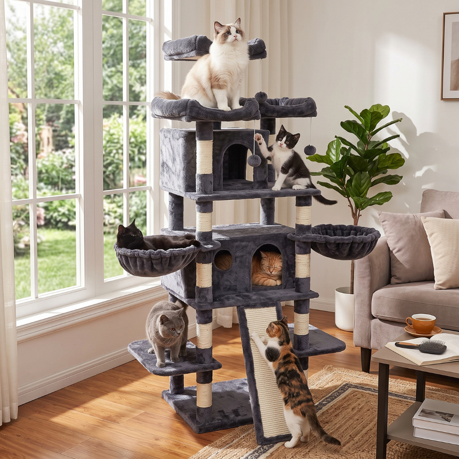 172 cm Cat Scratch Post - Cat Tree – Cat Tower