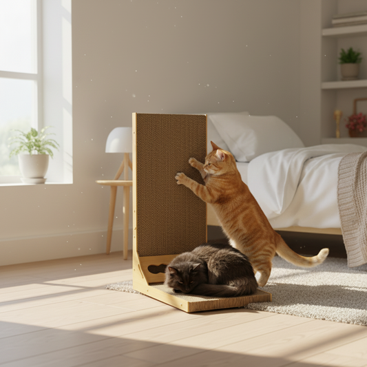 L-Shaped Cat Scratcher