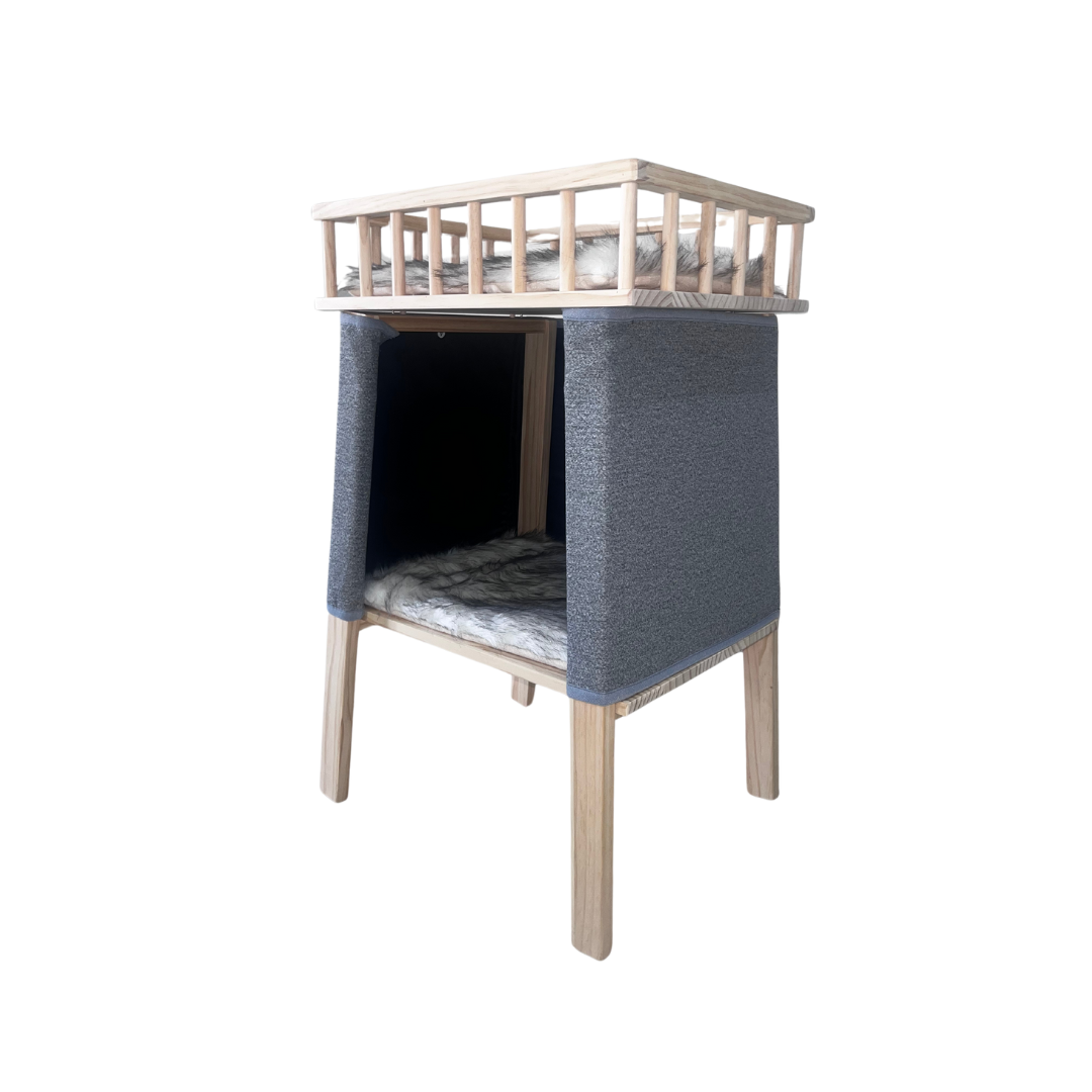 LuxeTower Double Pet Bed