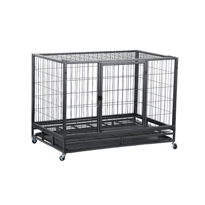 Metal Pet Enclosure with Wheels