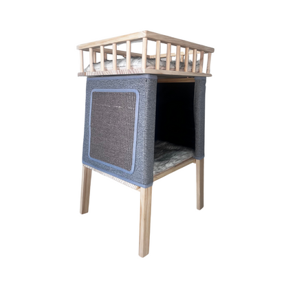 LuxeTower Double Pet Bed