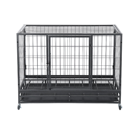 Metal Pet Enclosure with Wheels
