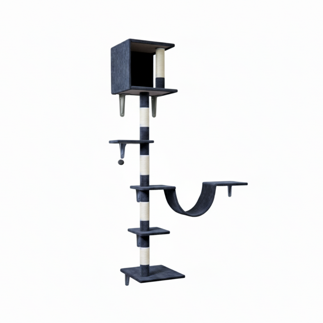 Wall Mounted 200 cm Cat Scratch Post – Cat Tree – Cat Tower