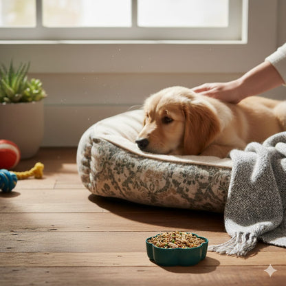 Bloom Ceramic Slow Feeder Pet Bowl