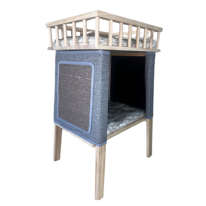 LuxeTower Double Pet Bed
