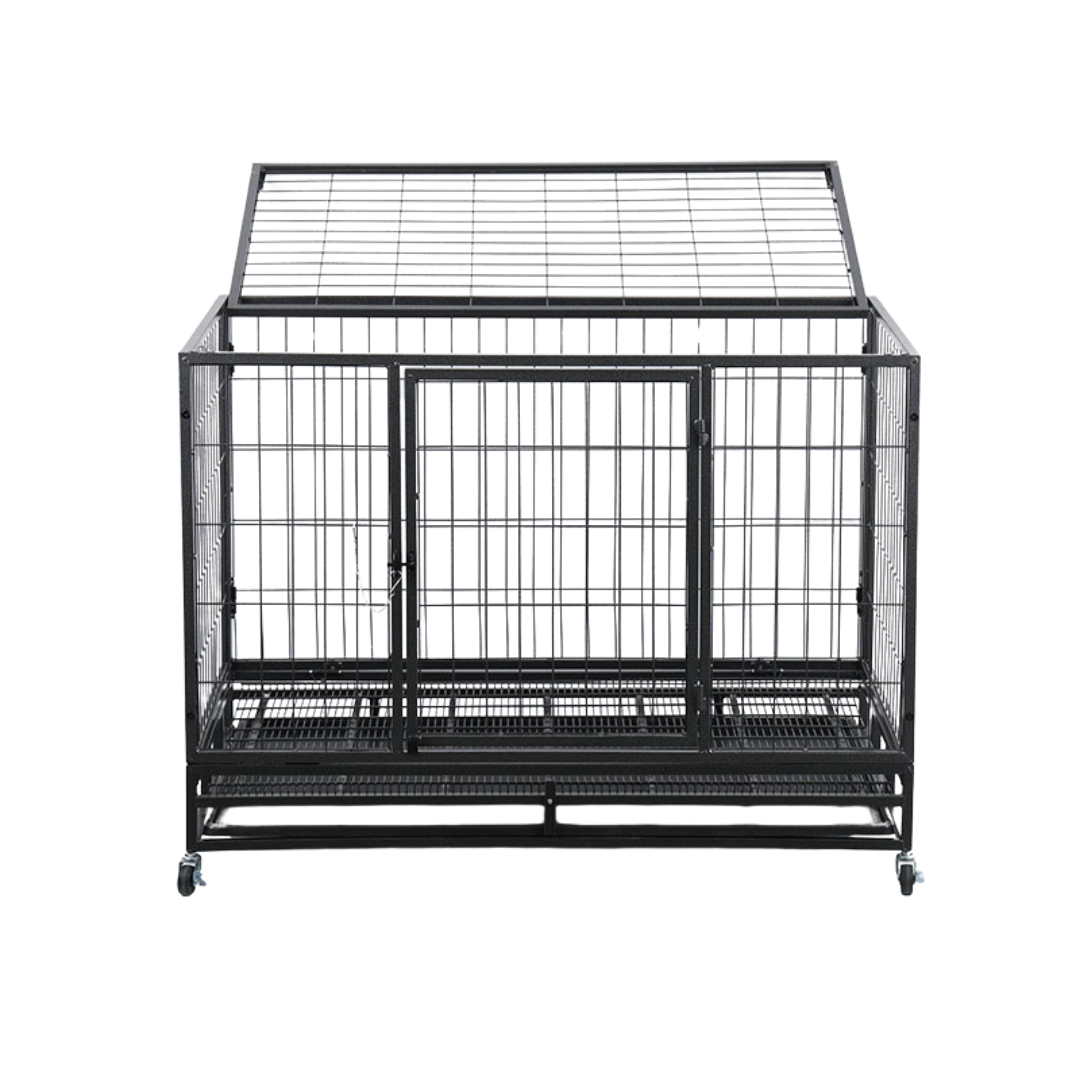Metal Pet Enclosure with Wheels