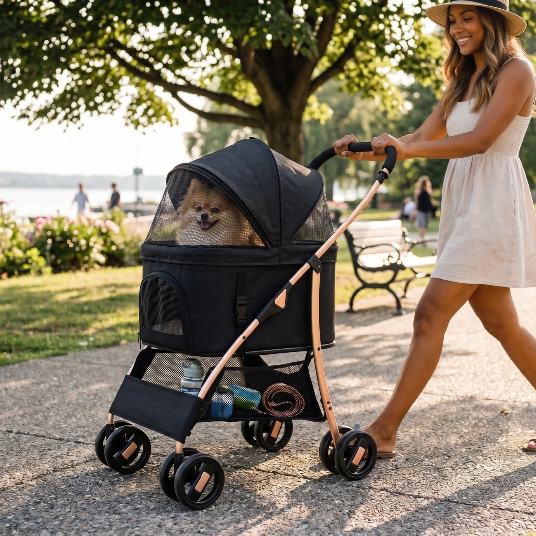 Detachable Pet Stroller - Pet Pram – Multifunctional Pet Cart