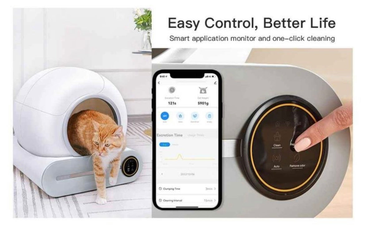 Premium Paws - LitterMate - Automatic Self-Cleaning Litter Box