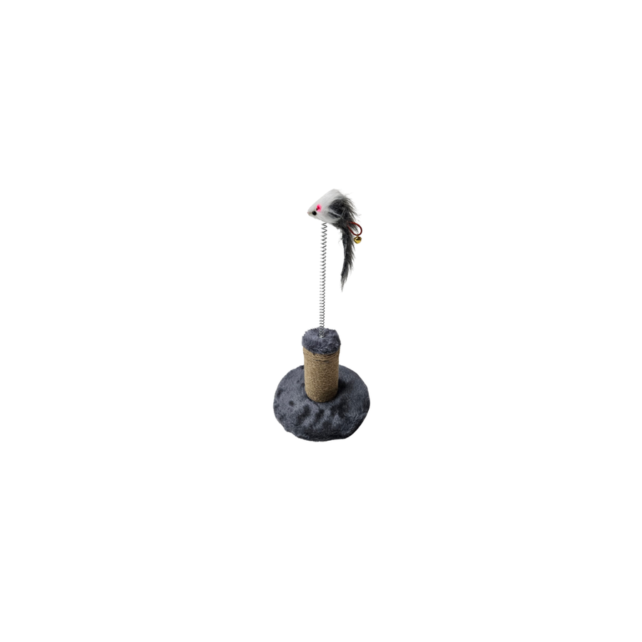 Cat Tree Accessory – Interactive Spring Mouse Toy