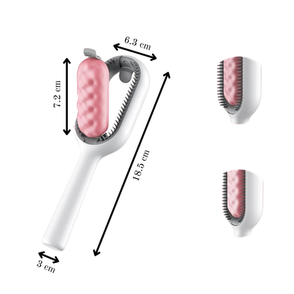 Pet Grooming Comb – 3-in-1