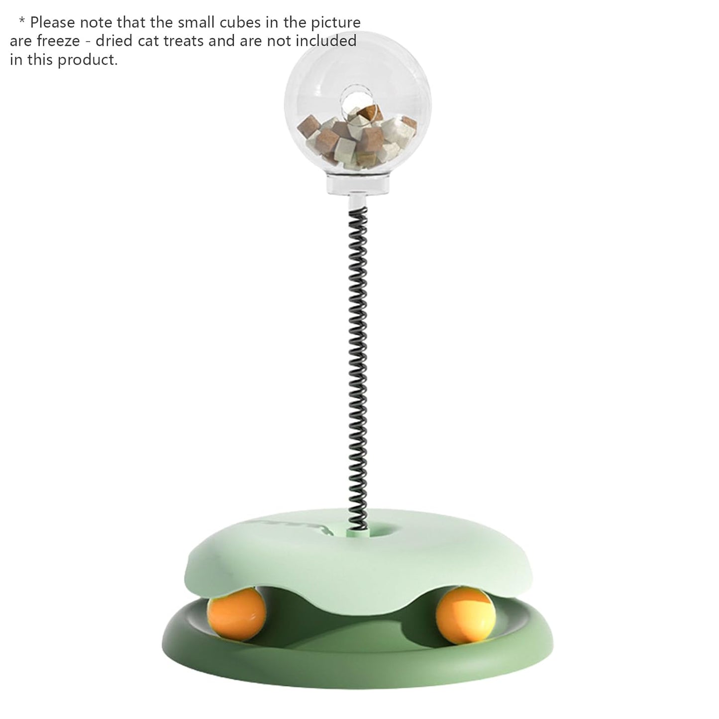Interactive Turntable Toy with Snack Dispenser