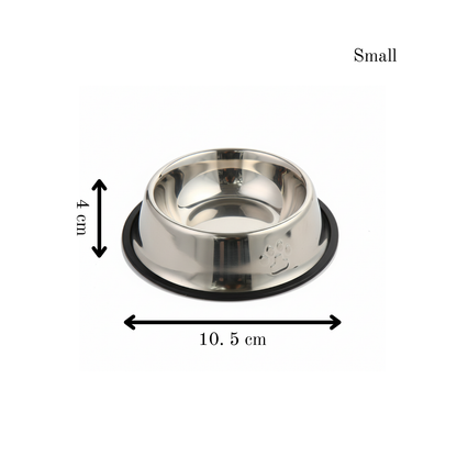 Classic Steel Pet Bowl