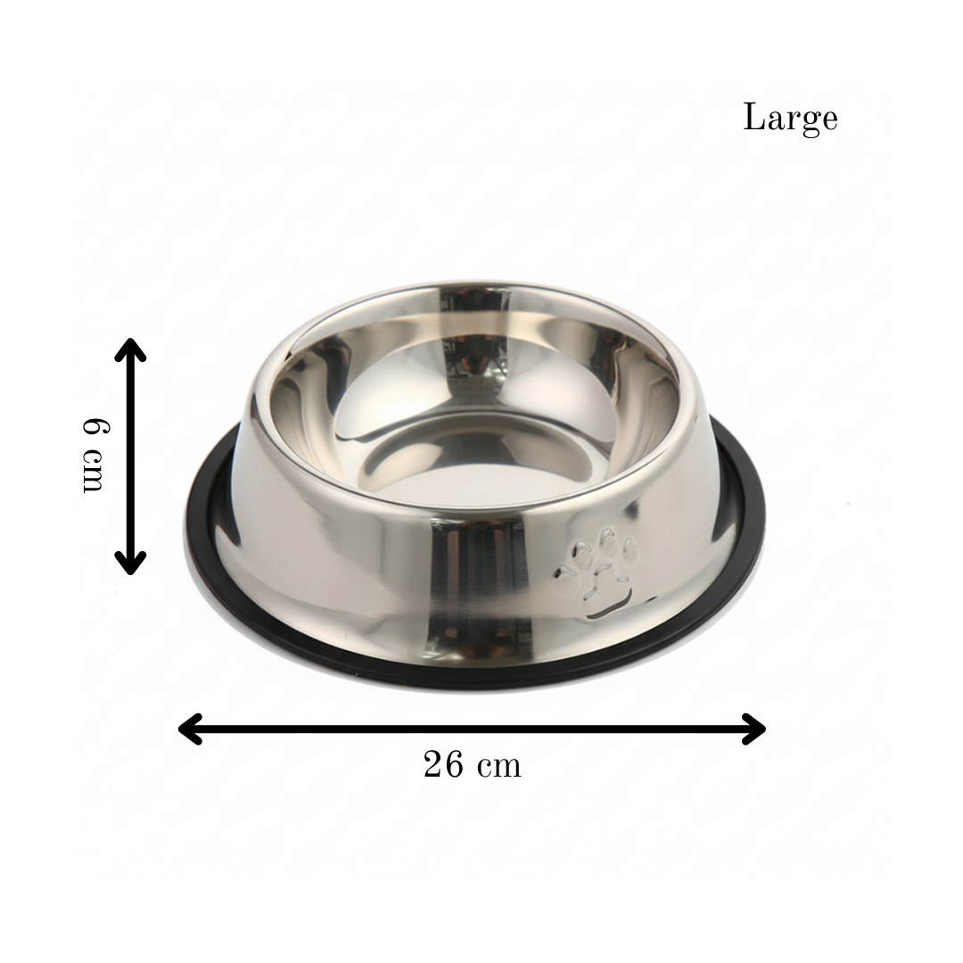Classic Steel Pet Bowl