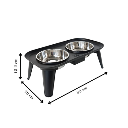 Modern Raised Pet Feeder