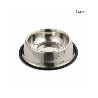 Classic Steel Pet Bowl