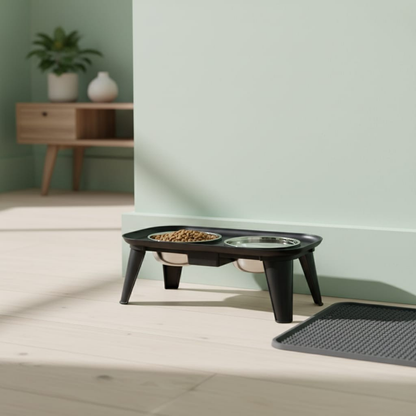 Modern Raised Pet Feeder