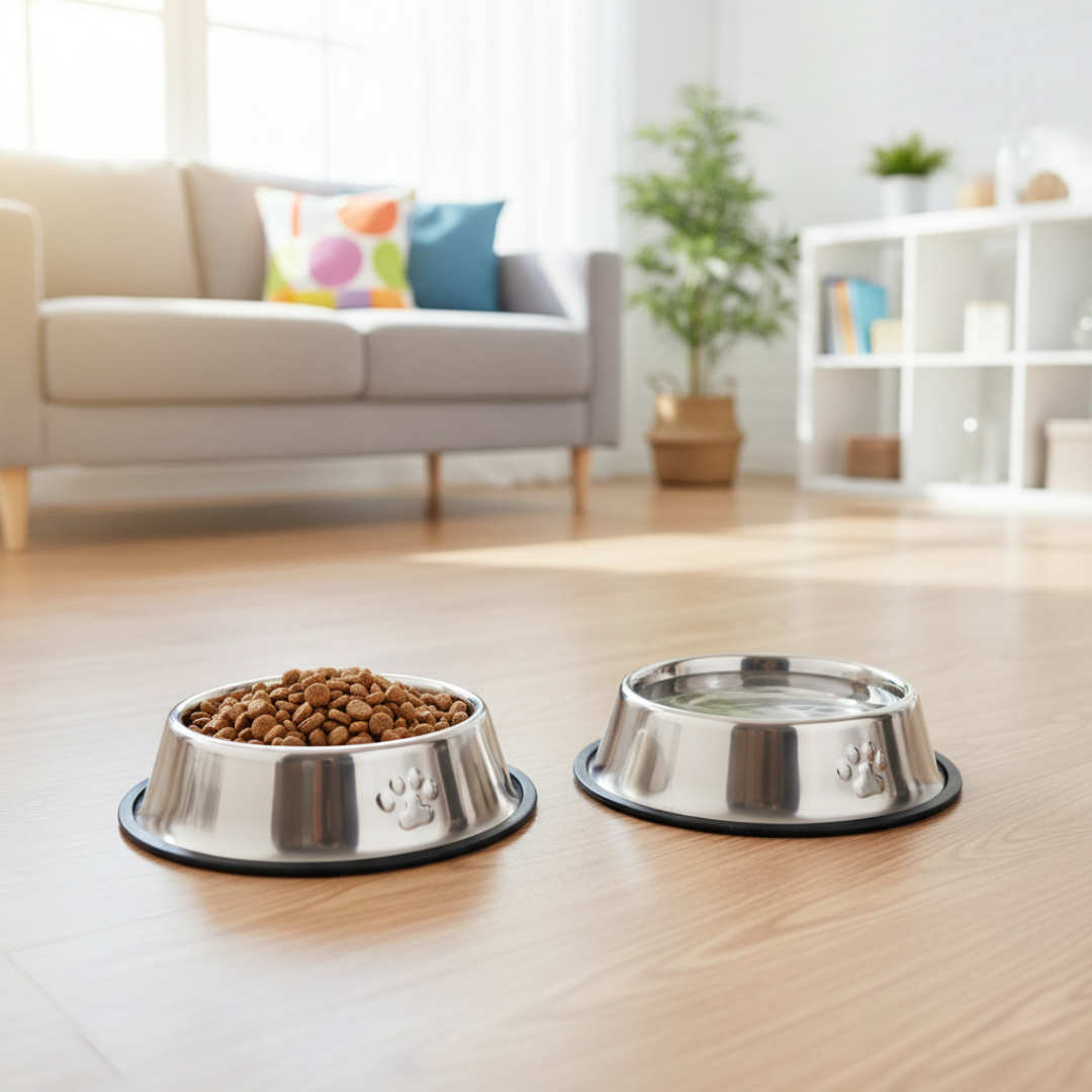 Classic Steel Pet Bowl