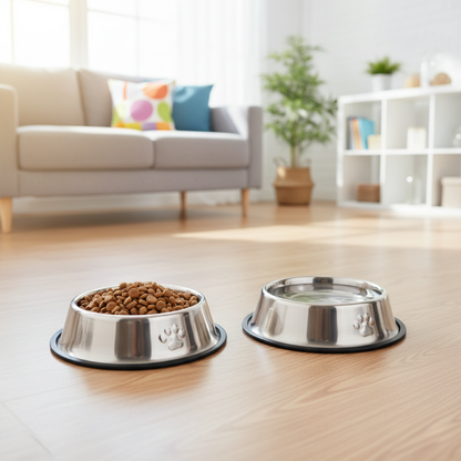 Classic Steel Pet Bowl