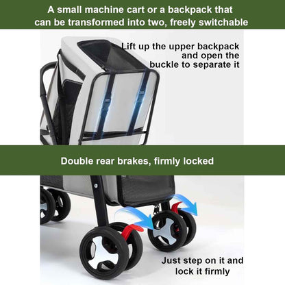 Double Decker Pet Stroller – Cat & Dog Pram