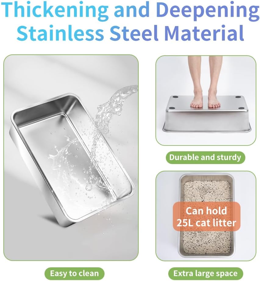 Stainless Steel Litter Box