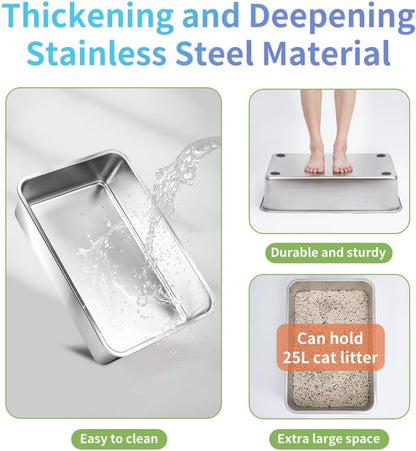 Stainless Steel Litter Box