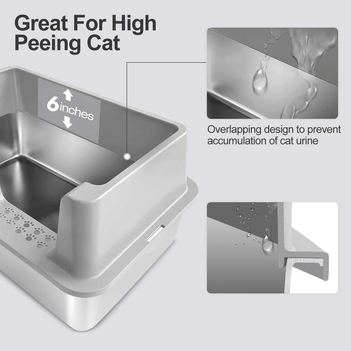 Stainless Steel Litter Box